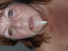 Cassandra UK - Swallowing his cum Video