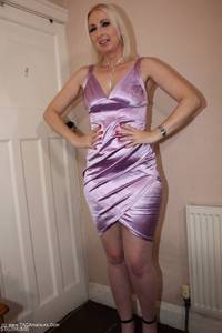 Purple Mini Dress Pt1 featuring Tracey Lain