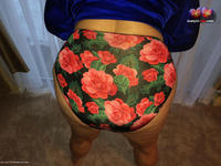 Rosey Granny Panties featuring Busty Bliss Free Pic 1