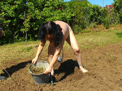 Mary Bitch - Gardening For Naked Slave Slut Pt2 Video