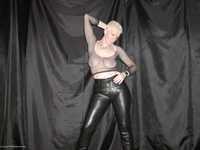 Skintight Leather Trousers Pt1 featuring Tiffany Pearl Free Pic 1