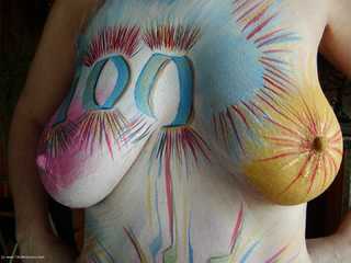 Tiffany Pearl - Body Painting Fun Pt1
