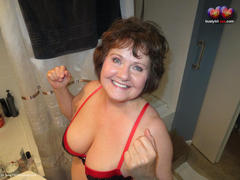 Busty Bliss - Busty Granny In Silk Gallery