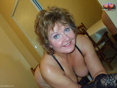 Busty Bliss - Busty Granny Serves Pink Gallery