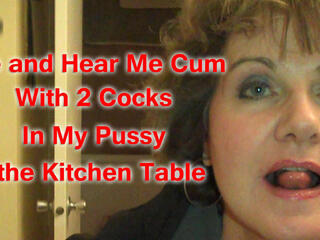 Busty Bliss - Fucked DP On The Kitchen Table Video