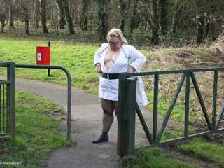 Lexie Cummings - Nurse Lexie Flashes In The Park Gallery