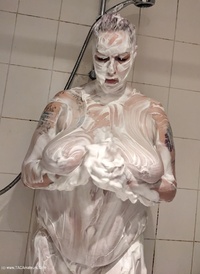 Shaving Foam Fun featuring Layla Bird