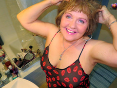 Busty Bliss - Granny Panties Jack Off Gallery