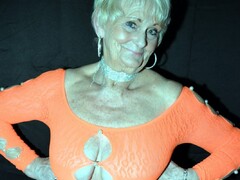 Sparkle - Bright Orange Body Suit Gallery