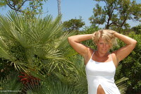 White Dress & Black Thigh High Boots featuring Sweet Susi Free Pic 1
