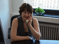 Hot Milf - Bored In The Office Gallery