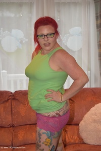 Green Dress Red Knickers featuring Mollie Foxxx