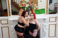 Sara & Mollie Foxxx In The Pool Room featuring Phillipas Ladies