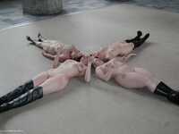 Lesbo Naked Boot Girls featuring Tiffany Pearl