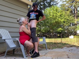 Lil Ms Muffet - Taking a Big Dick Creampie Outdoors Video