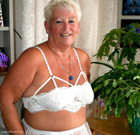 White Lingerie featuring Princess Peachy Free Pic 1