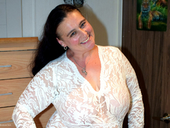 Cheeky Dee - Cheeky Dee strips out of white boddy suit Gallery