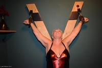 Strapped To The St. Andrews Cross featuring Princess Peachy Free Pic 1