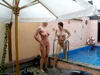 Naked Lesbo Pool Games With Angel Eyes Pt2 featuring Tiffany Pearl