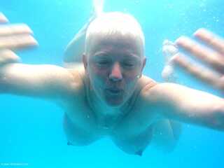 Tiffany Pearl - Naked Lesbo Pool Games With Angel Eyes Pt2 Gallery