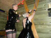 PVC Mistress Carina Dommes Xena Pt1 featuring Tiffany Pearl