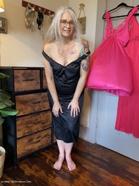 Perky pink and bad girl black featuring Lil Ms Muffet