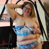 Sexy Blue Underwear featuring Kari Belle