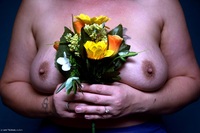 Photo Shoot In Blue featuring Sara Banks Free Pic 1