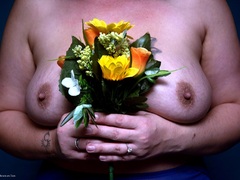 Sara Banks - Photo Shoot In Blue Gallery