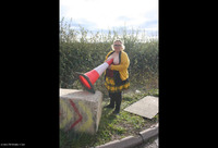 Flashing In My Yellow Kilt featuring Lexie Cummings Free Pic 1