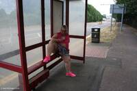 Flashing At The Bus Shelter featuring Lexie Cummings