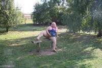 Lexie Flashing At The Bench featuring Lexie Cummings Free Pic 1