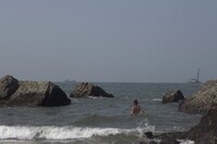 Naked Swimming In The Ocean featuring Diana Ananta Free Pic 1