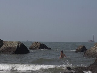 Diana Ananta - Naked Swimming In The Ocean