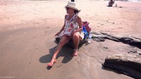 No Panties On The Beach featuring Diana Ananta